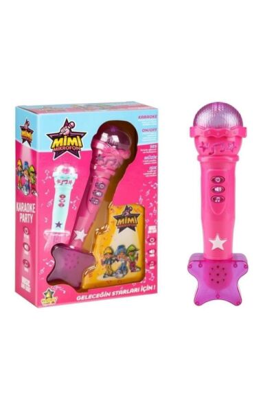 Işıklı Müzikli Karaoke Mikrofon