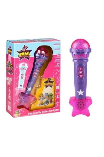 Işıklı Müzikli Karaoke Mikrofon