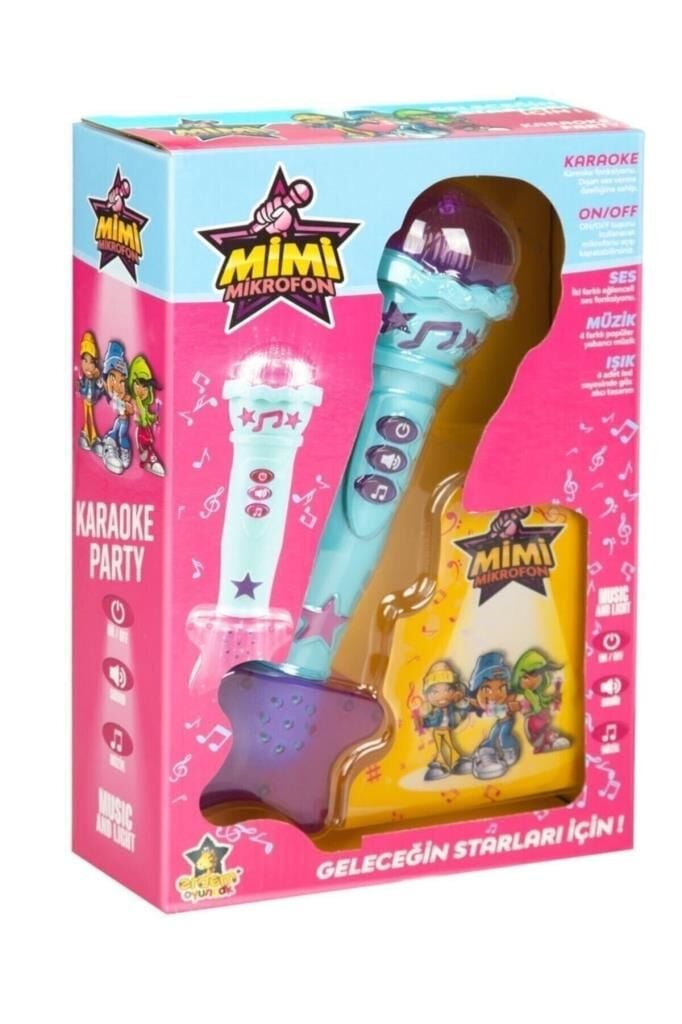 Işıklı Müzikli Karaoke Mikrofon