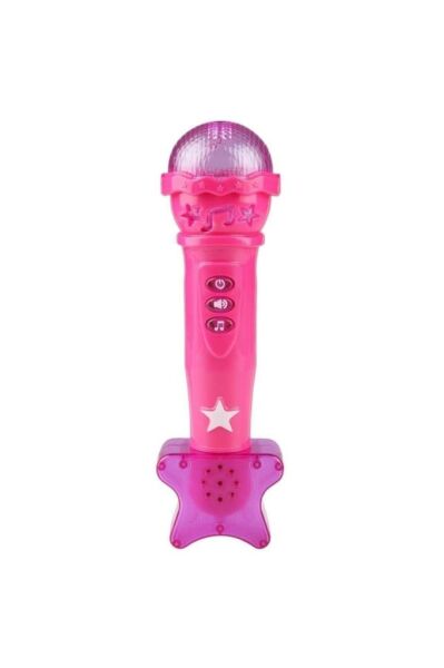 Işıklı Müzikli Karaoke Mikrofon