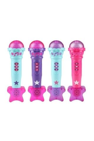 Işıklı Müzikli Karaoke Mikrofon