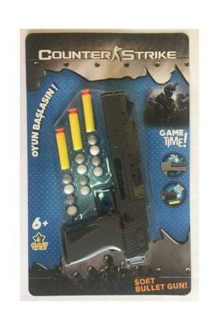 Counter Strike Desert Eagle Sünger Mermi Atan Tabanca Nerf Benzeri