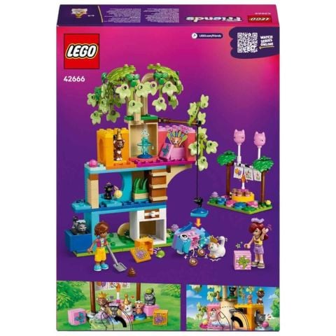 LEGO Friends Kedi Doğum Günü Partisi ve Ağaç Ev 42666 - 6 Yaş ve Üzeri Çocuklar için Yaratıcı Oyuncak Yapım Seti (321 Parça)