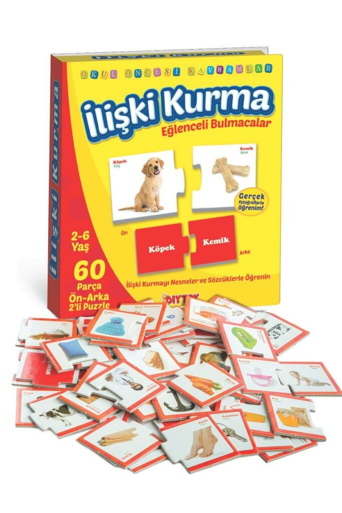 İlişki Kurma Eğlenceli Bulmacalar Eğitici Oyuncak Set Puzzle