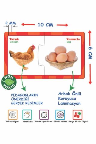 İlişki Kurma Eğlenceli Bulmacalar Eğitici Oyuncak Set Puzzle
