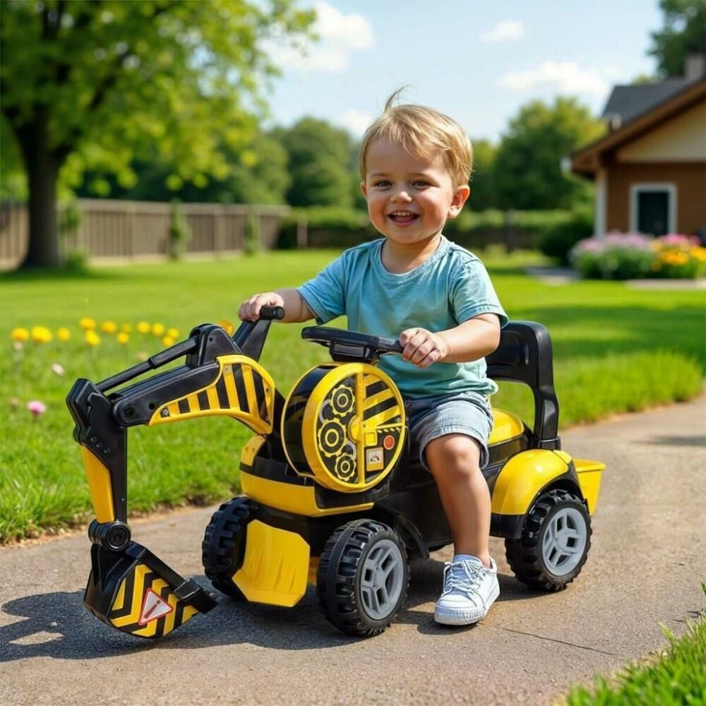 Pedalsız Bin Git İnşaat Aracı Kepçe