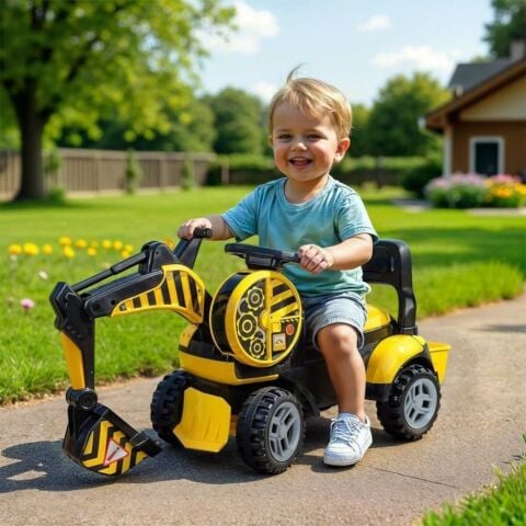 Pedalsız Bin Git İnşaat Aracı Kepçe