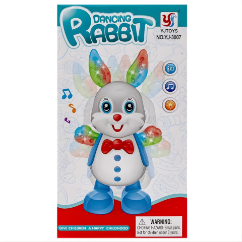 Dans Eden Tavşan Işıklı Müzikli Oyuncak
