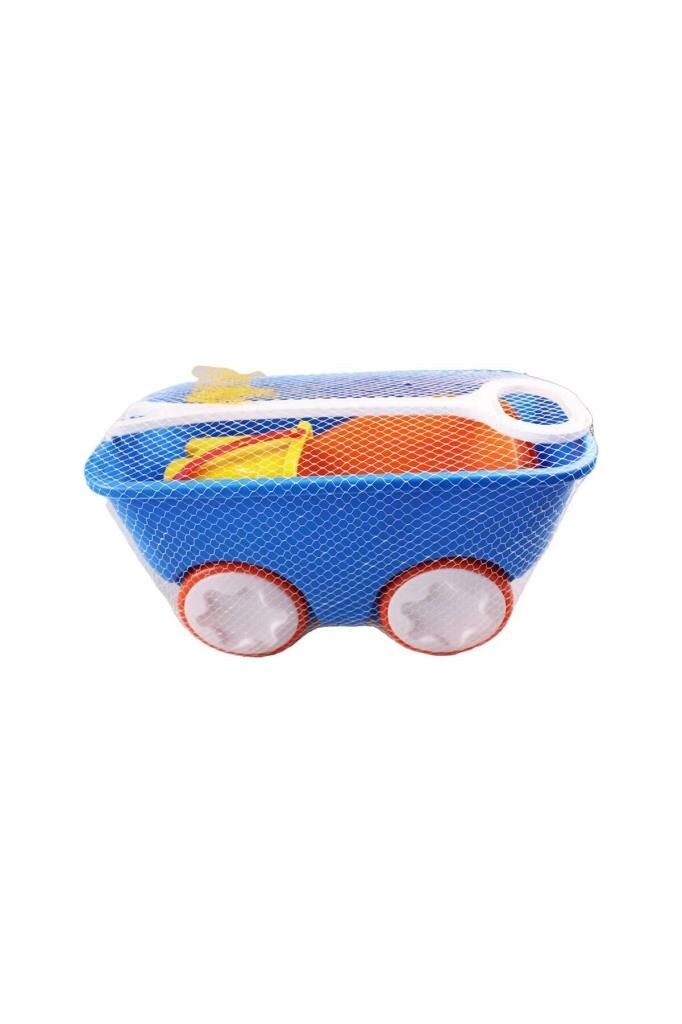 Vagon Plaj Seti 6 Parça Deniz Havuz Su Oyuncağı Gemi Kova Turkuaz Sea Toys