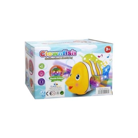 Pilli Işıklı Çarp Dön Balık ZR143-1