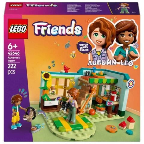 LEGO Friends Autumn’un Odası 42646 - 6 Yaş ve Üzeri Çocuklar için Mini Bebek İçeren Yaratıcı Oyuncak Yapım Seti (222 Parça)