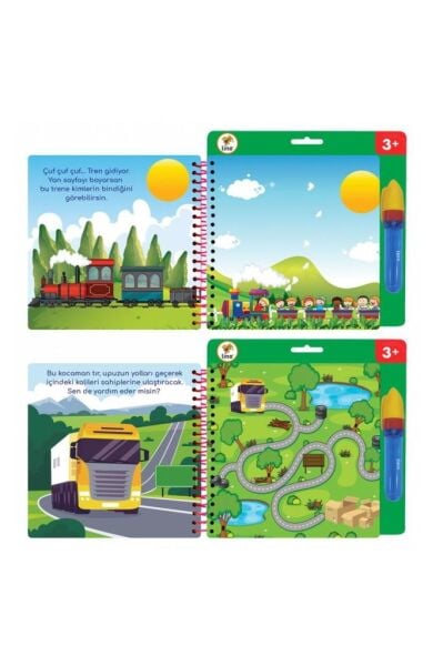 Lino Aqua Magic Book Araçlar (Sihirli Boyama Kitabı)
