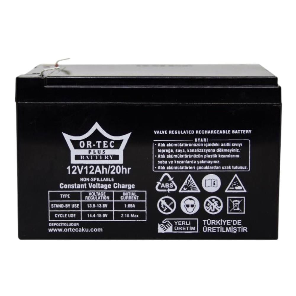 Ortec 12V 12 Ah Akü