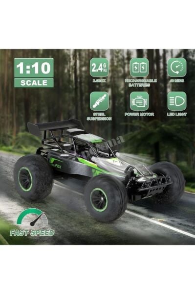 Yeni 1:10 Yüksek Hızlı Uzaktan Kumanda Araba 2.4g Tırmanma Sürüklenme Yarış Işıkları Yüksek Hızlı