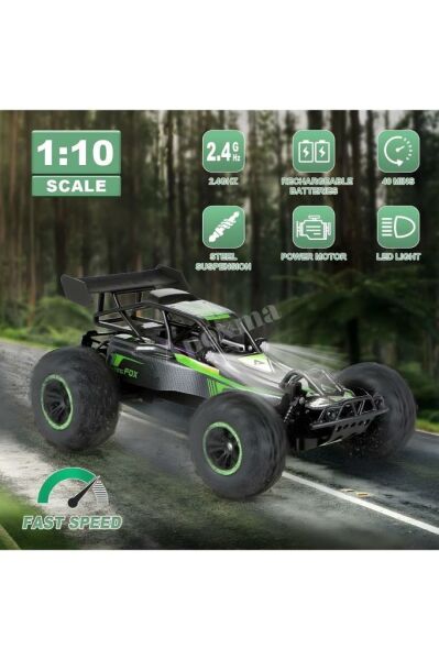 Yeni 1:10 Yüksek Hızlı Uzaktan Kumanda Araba 2.4g Tırmanma Sürüklenme Yarış Işıkları Yüksek Hızlı