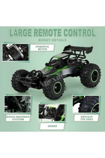 Yeni 1:10 Yüksek Hızlı Uzaktan Kumanda Araba 2.4g Tırmanma Sürüklenme Yarış Işıkları Yüksek Hızlı