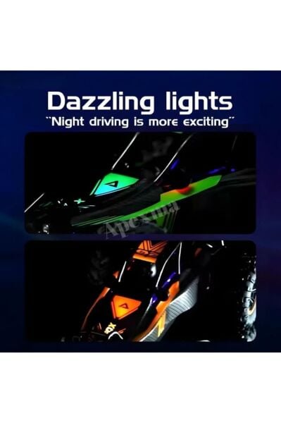 Yeni 1:10 Yüksek Hızlı Uzaktan Kumanda Araba 2.4g Tırmanma Sürüklenme Yarış Işıkları Yüksek Hızlı