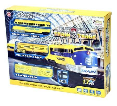 17 PARÇA PİLLİ TREN SETİ