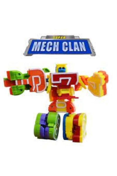 Mech Clan Dönüşebilen Numaralar 10'lu Set