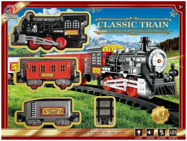 17 Parça Pilli Tren Seti