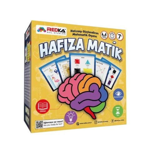 Hafıza Matik Akıl Zeka Ve Strateji Oyunu, Matematik Geliştirme Oyunu, Kutu Oyunu