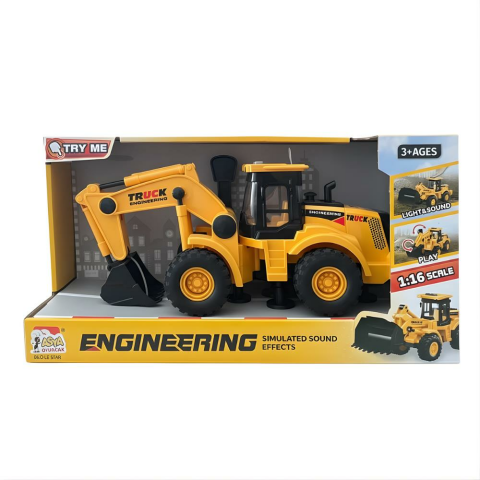 1:16 Pilli İş Makinası