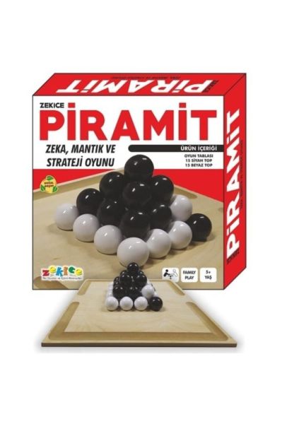 Piramit Oyunu Ahşap Piramit Yerli Üretim