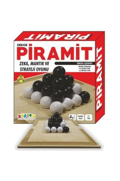 Piramit Oyunu Ahşap Piramit Yerli Üretim