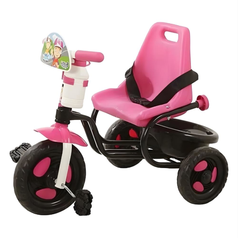 Prens Üç Teker Bisiklet (Pembe / Siyah)