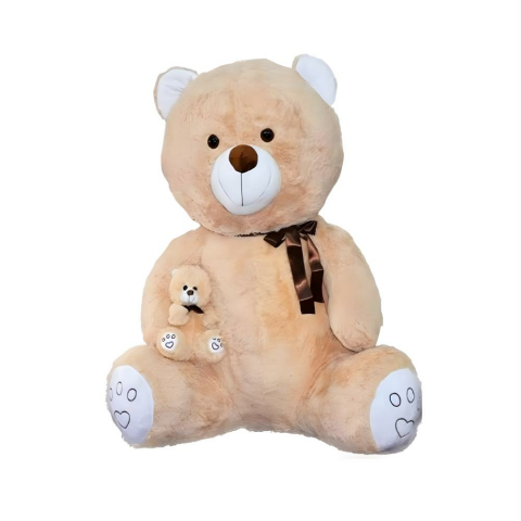 Halley Oyuncak Yavrulu Ayı 100 Cm PL62518