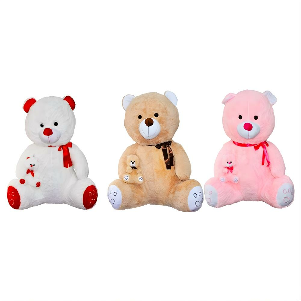 Halley Oyuncak Yavrulu Ayı 100 Cm PL62518