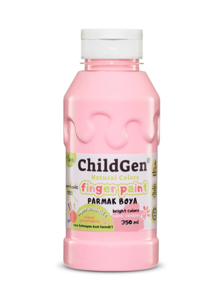 Süper Yıkanabilir 3'lü Parmak Boya Pastel Set (3X350ML) (PEMBE-MAVİ-MOR)
