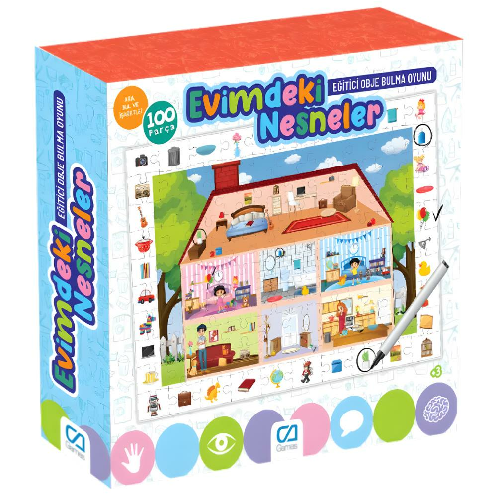 Evimdeki Nesneler Eğitici Obje Bulma Oyunu