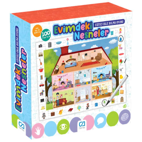 Evimdeki Nesneler Eğitici Obje Bulma Oyunu