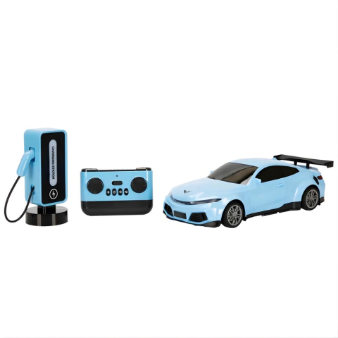 Lets Ride Uzaktan Kumandalı 1:16 Renkli Işıklı Araba Şarj İstasyonu
