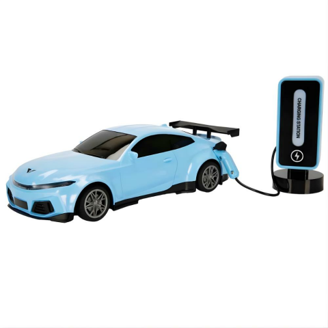 Lets Ride Uzaktan Kumandalı 1:16 Renkli Işıklı Araba Şarj İstasyonu