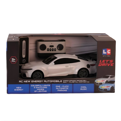 Lets Ride Uzaktan Kumandalı 1:16 Renkli Işıklı Araba Şarj İstasyonu
