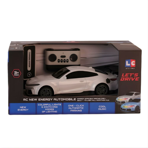 Lets Ride Uzaktan Kumandalı 1:16 Renkli Işıklı Araba Şarj İstasyonu