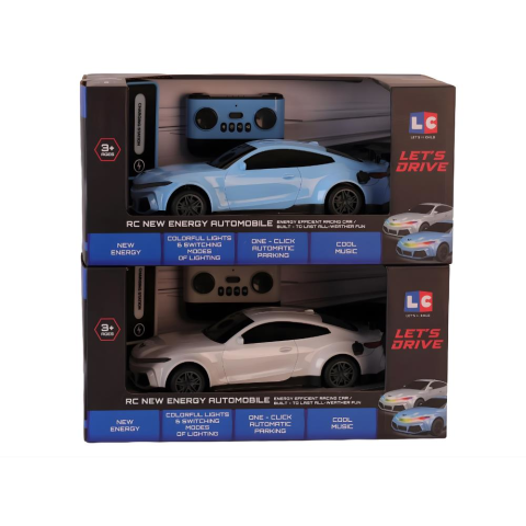 Lets Ride Uzaktan Kumandalı 1:16 Renkli Işıklı Araba Şarj İstasyonu