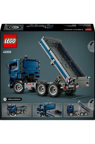LEGO ® Technic Damperli Kamyon 42203 - 9+ Çocuklar için Yaratıcı Oyuncak Yapım Seti (462 Parça)