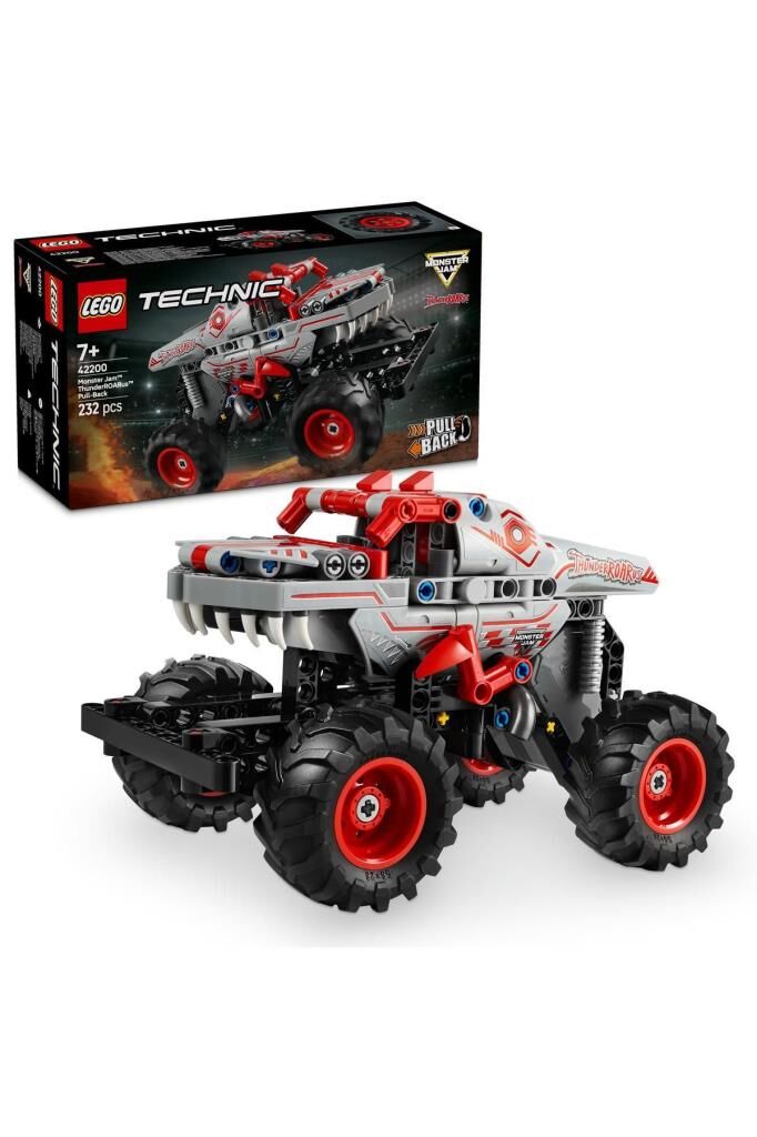 LEGO ® Technic Monster Jam™ ThunderROARus™ Çek-Bırak 42200 - 7 Yaş ve Üzeri Yapım Seti (232 Parça)