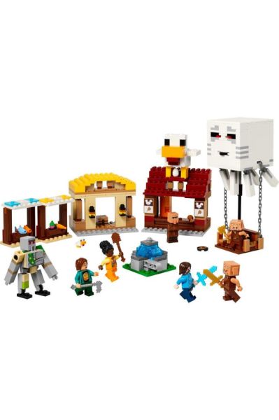 LEGO ® Minecraft® Hortlak Balon Köy Saldırısı 21273 - 10+ Yaratıcı Oyuncak Yapım Seti (555 Parça)
