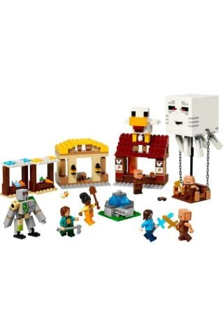 LEGO ® Minecraft® Hortlak Balon Köy Saldırısı 21273 - 10+ Yaratıcı Oyuncak Yapım Seti (555 Parça)