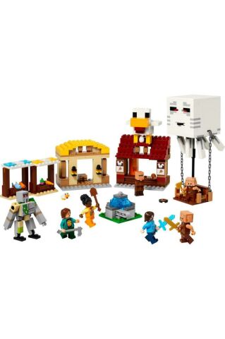 LEGO ® Minecraft® Hortlak Balon Köy Saldırısı 21273 - 10+ Yaratıcı Oyuncak Yapım Seti (555 Parça)