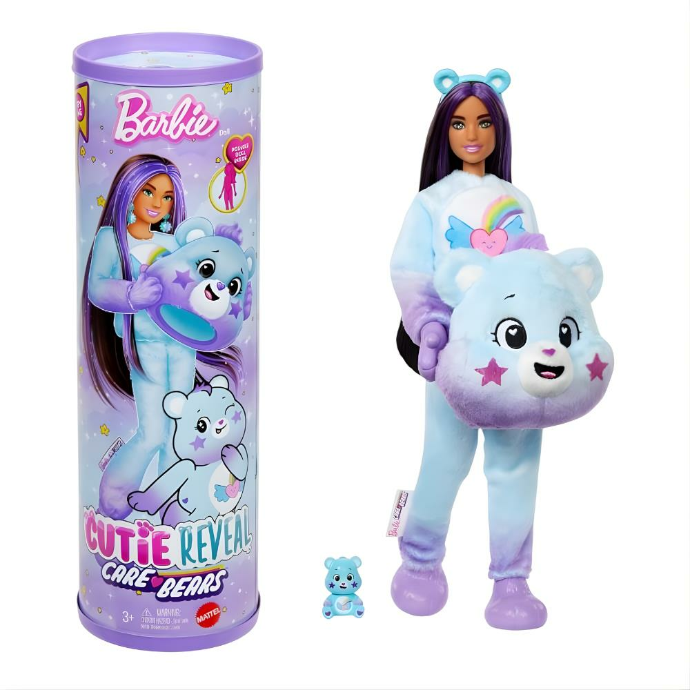 Barbie Cutie Reveal Care Bears Bebek ve Aksesuarları Serisi 2 JFV59-JFV61