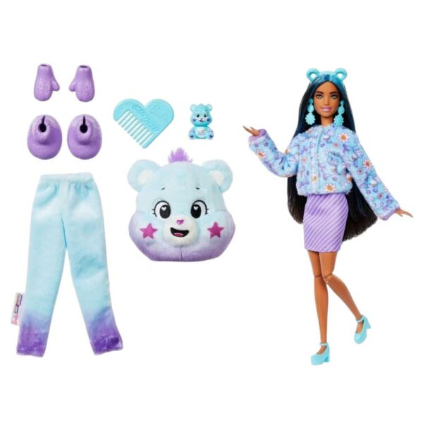 Barbie Cutie Reveal Care Bears Bebek ve Aksesuarları Serisi 2 JFV59-JFV61