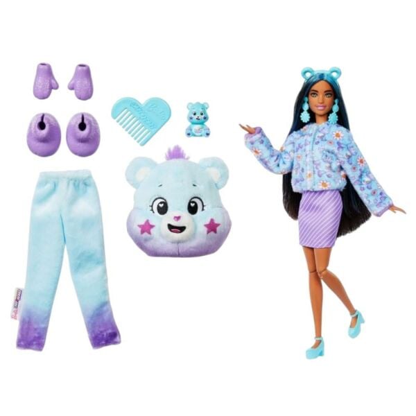 Barbie Cutie Reveal Care Bears Bebek ve Aksesuarları Serisi 2 JFV59-JFV61