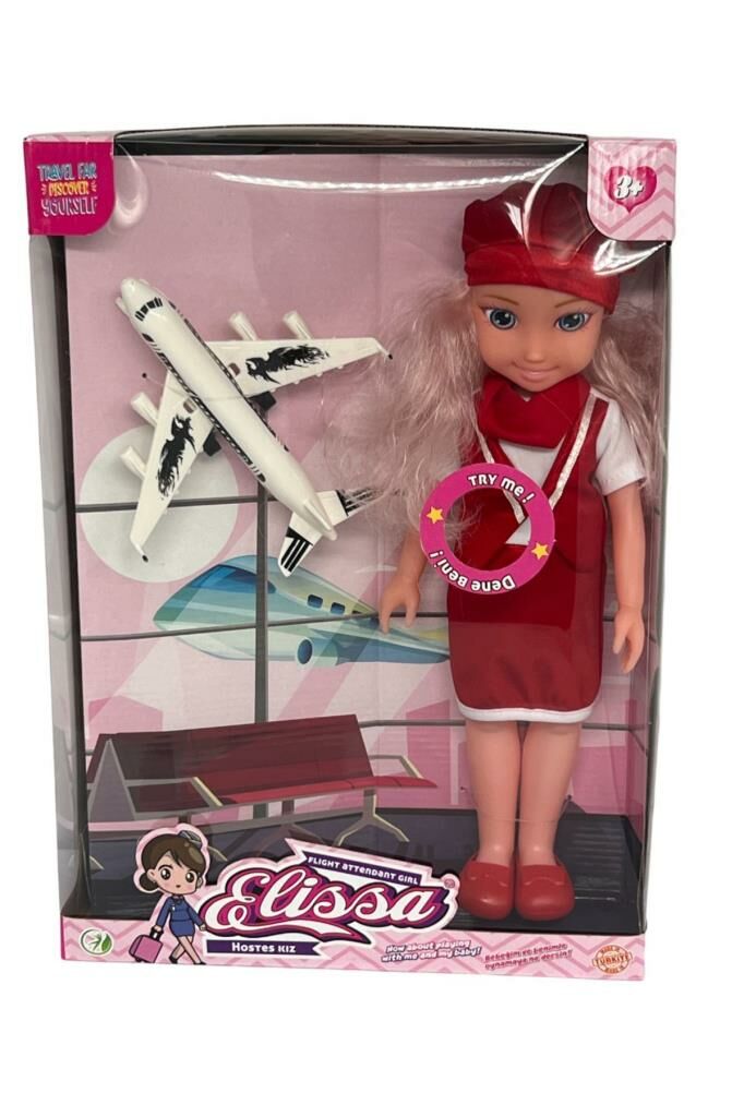 Elissa Konuşan Hostes Bebek 30 Cm