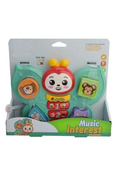 Müzikli Şekil Eşleştirme Arkadaşı Kelebek