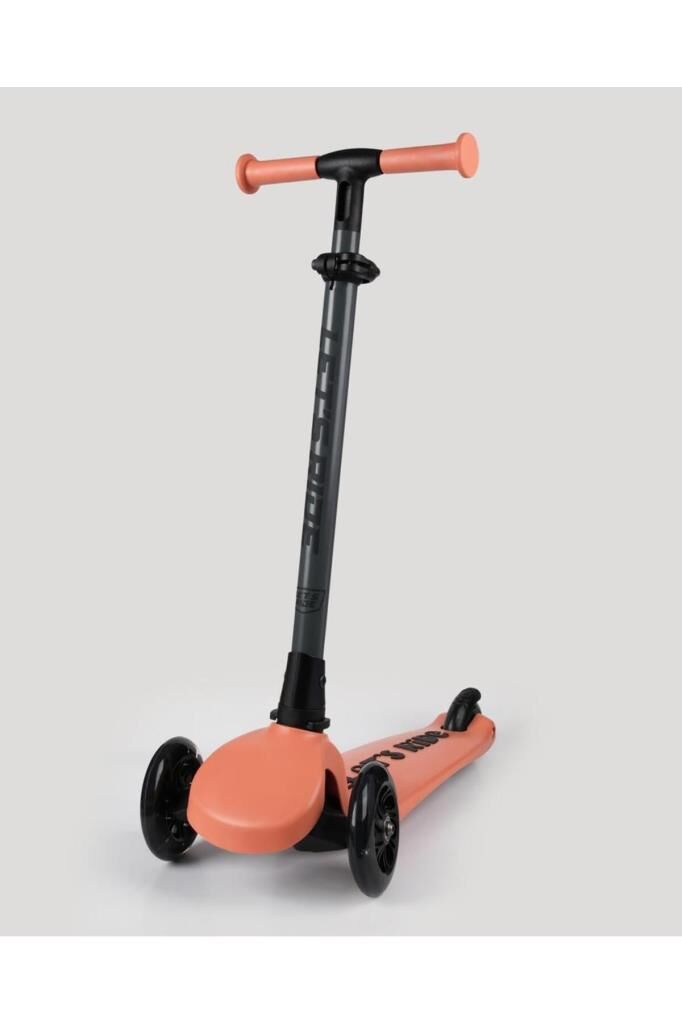 Let's Ride Two Işıklı Katlanabilir 3 Tekerlekli Scooter Somon